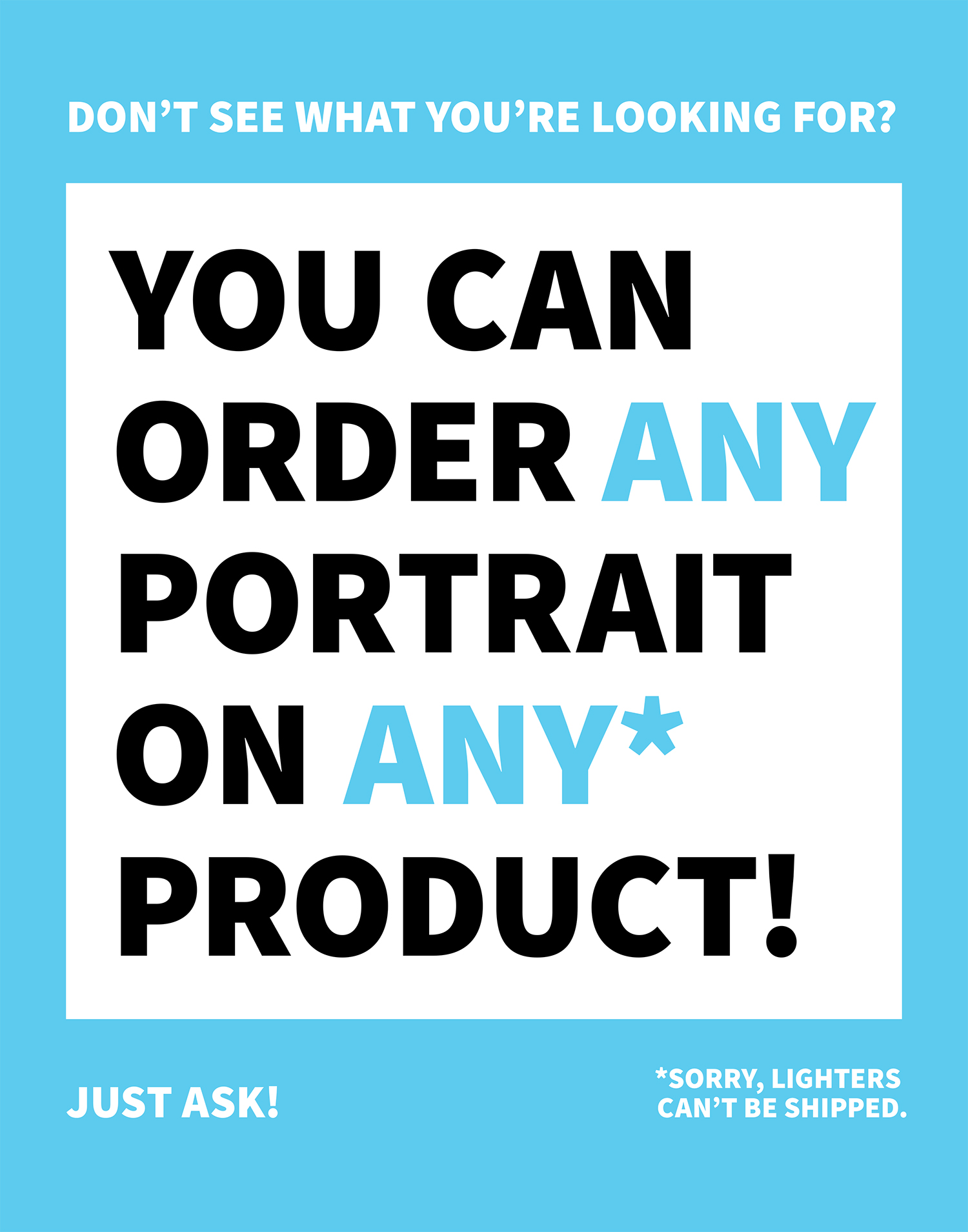 Any Portrait Any Product