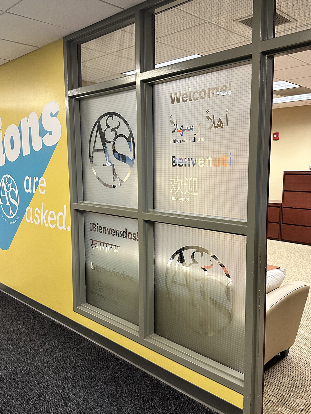 First Floor Dean Office Windows